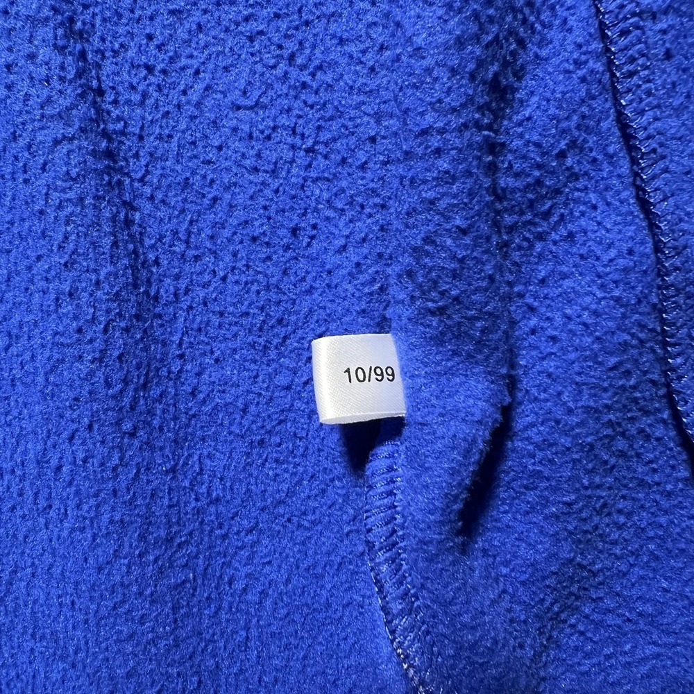 Vintage Adidas Jacket Mens Large Fleece Three Stripes Full‎ Zip 90s 614617 - Picture 10 of 16